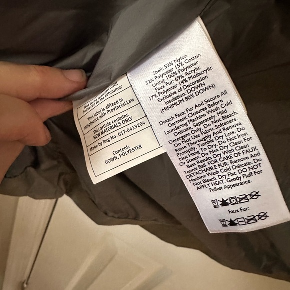 Eddie Bauer Sun Valley Down Parka with Faux Fur Hood - Picture 4 of 7